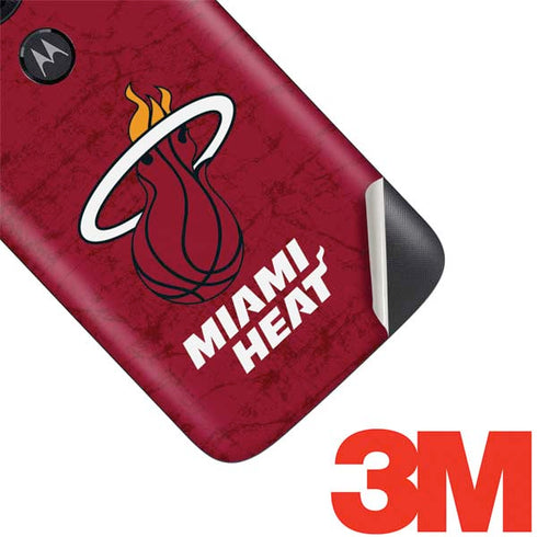 NBA Miami Heat Red Primary Logo Moto E5 Play Skin